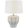 Forty West Allison 30" White/Gray Table Lamp