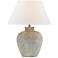 Forty West Ansley 25 1/2" High Rustic Taupe Pot Table Lamp