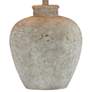 Forty West Ansley 28" High Rustic Taupe Pot Table Lamp