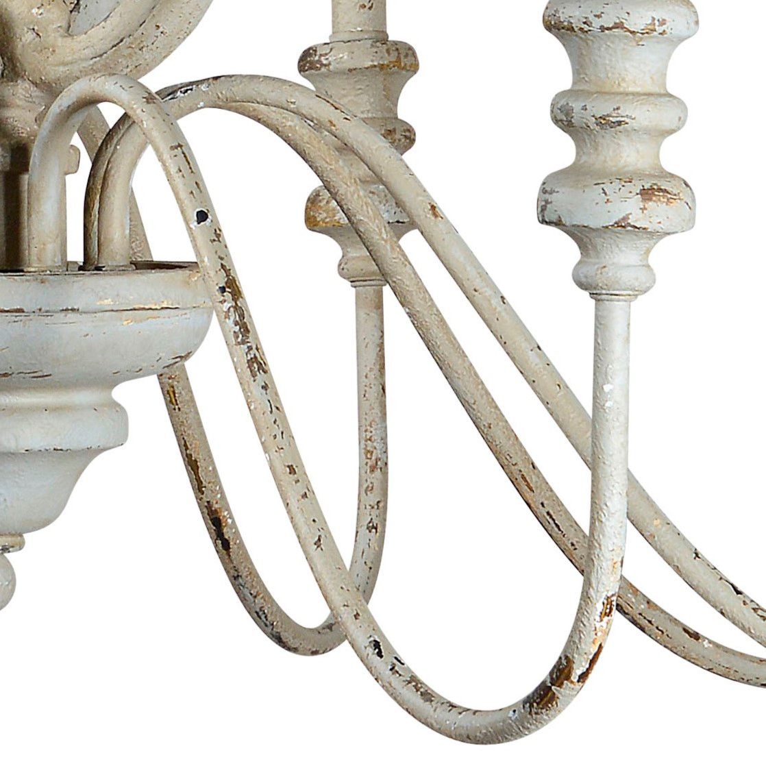 Image 3 Forty West Asa 38x27" Metal and Resin Chandelier more views