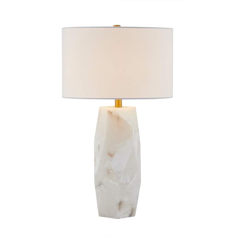 Image 2 Forty West Audrey 28" Alabaster Table Lamp more views