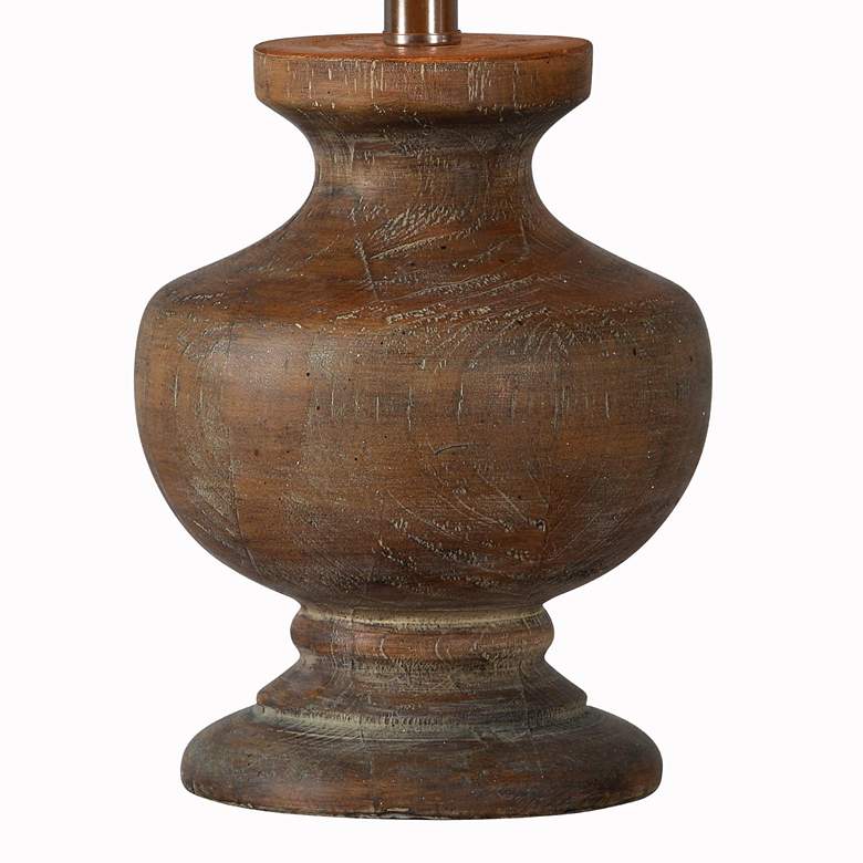 Image 3 Forty West Baker Washed Wood Accent Table Lamps Set of 2 more views