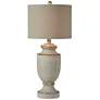 Forty West Barb 34" High Rustic Gray Wash Urn Table Lamp