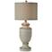 Forty West Barb 34" High Rustic Gray Wash Urn Table Lamp