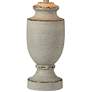 Forty West Barb 34" High Rustic Gray Wash Urn Table Lamp