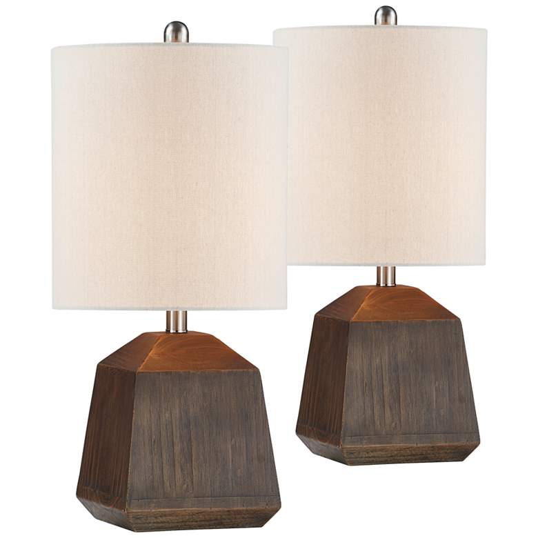 Image 2 Forty West Barden Brown Table Lamps Set of 2