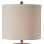 3_Forty West Beane 29" High Washed Wood Finish Table Lamps Set of 2 more views