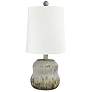 1_Forty West Beasley 19" Resin Table Lamp Set, Blue and Cream