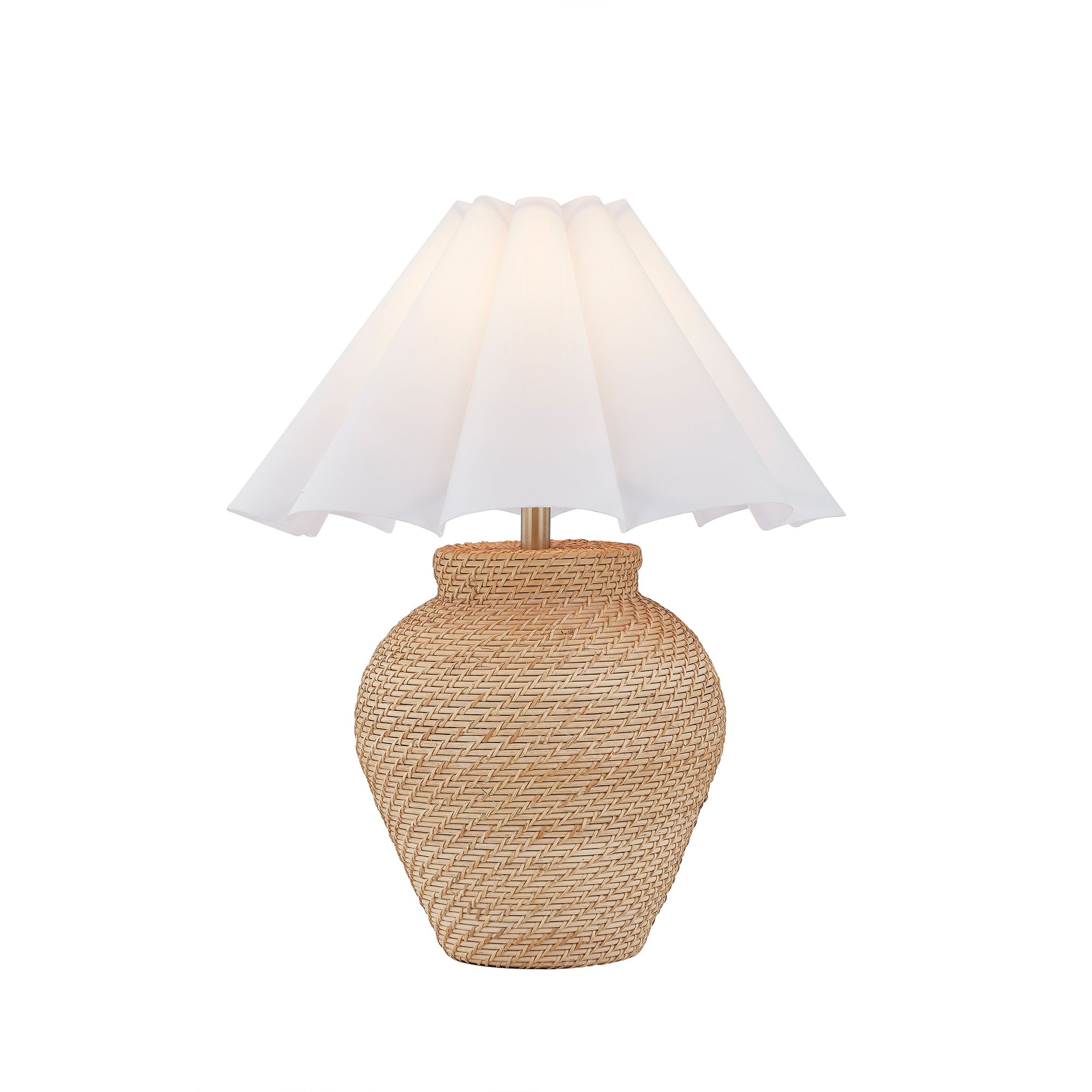 Thumbnail2 of Forty West Berkeley 25.5" Rattan Table Lamp more views