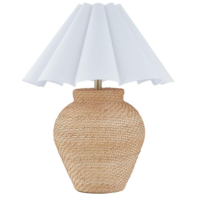 Image 1 Forty West Berkeley 25" Rattan Table Lamp