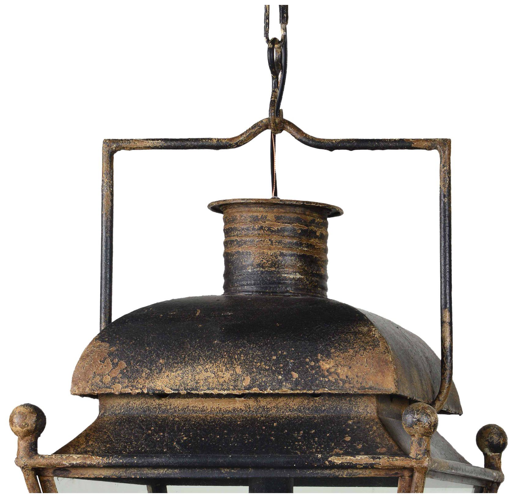 Image 5 Forty West Bishop 14.25x25.5" Metal and Glass Pendant more views