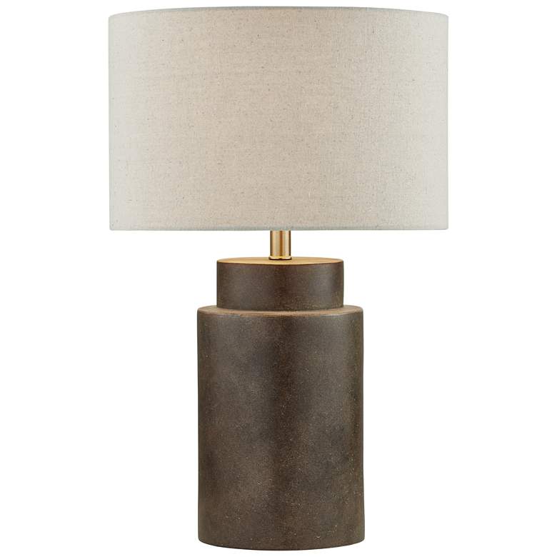 Image 1 Forty West Blair 25" Brown Table Lamp