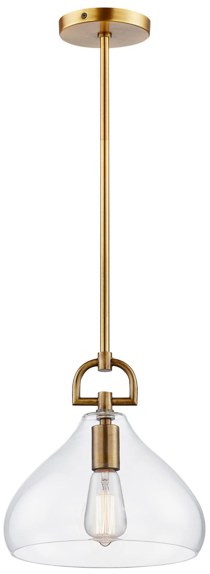 Image 4 Forty West Blake Gold 1-Light Pendant more views