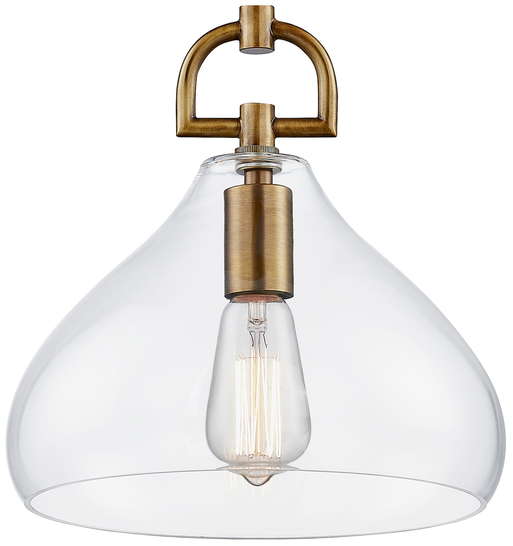 Image 5 Forty West Blake Gold 1-Light Pendant more views