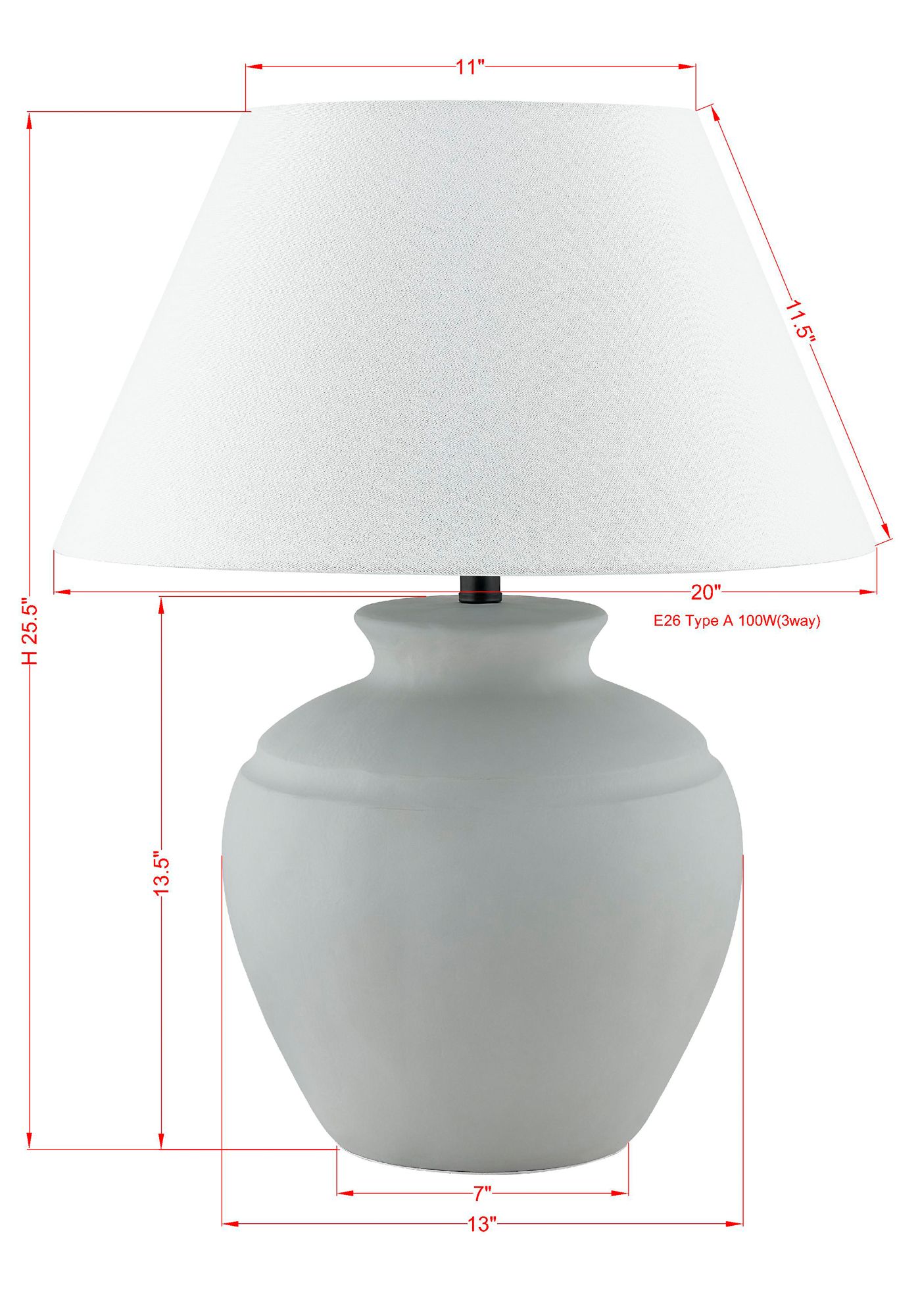 Image 3 Forty West Bolton 25.5" Resin Table Lamp more views