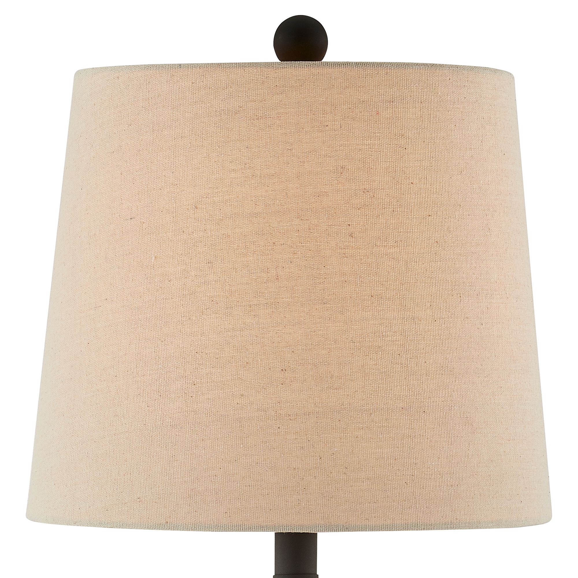 Image 3 Forty West Brandon 33" Black Buffet Table Lamps Set of 2 more views