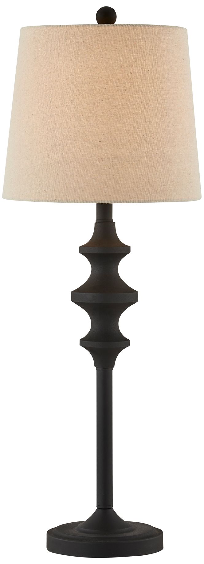Image 6 Forty West Brandon 33" Black Buffet Table Lamps Set of 2 more views