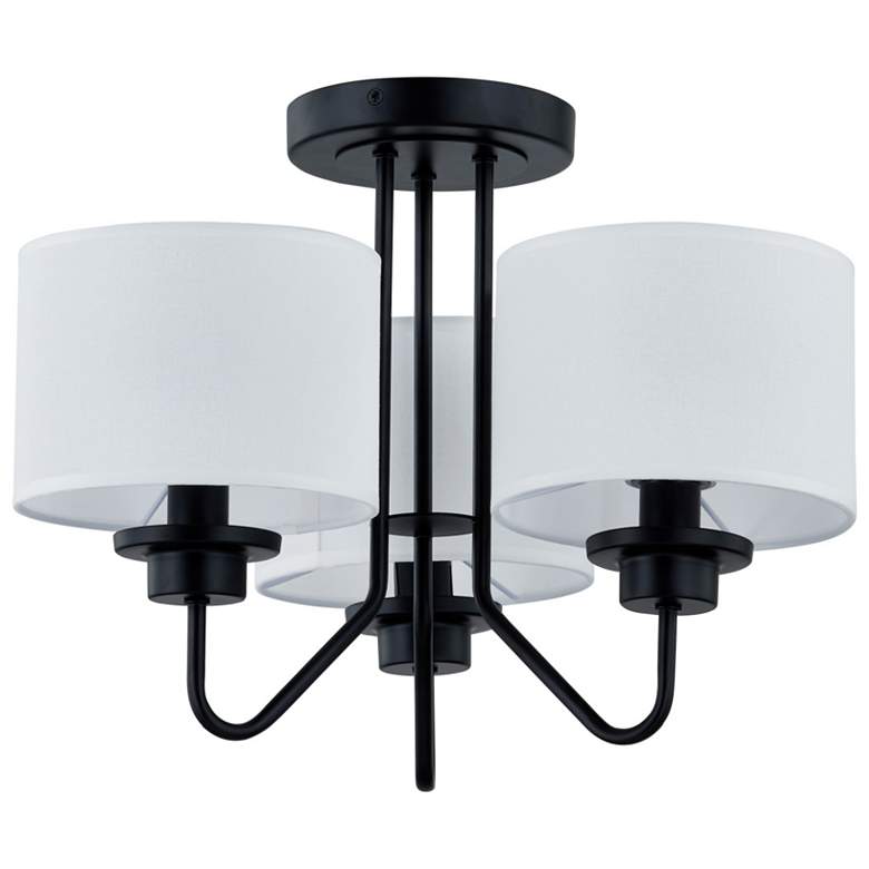 Image 1 Forty West Briggs 18x13.25" Metal Semi-Flush