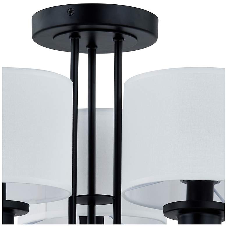 Image 2 Forty West Briggs 18x13.25" Metal Semi-Flush more views