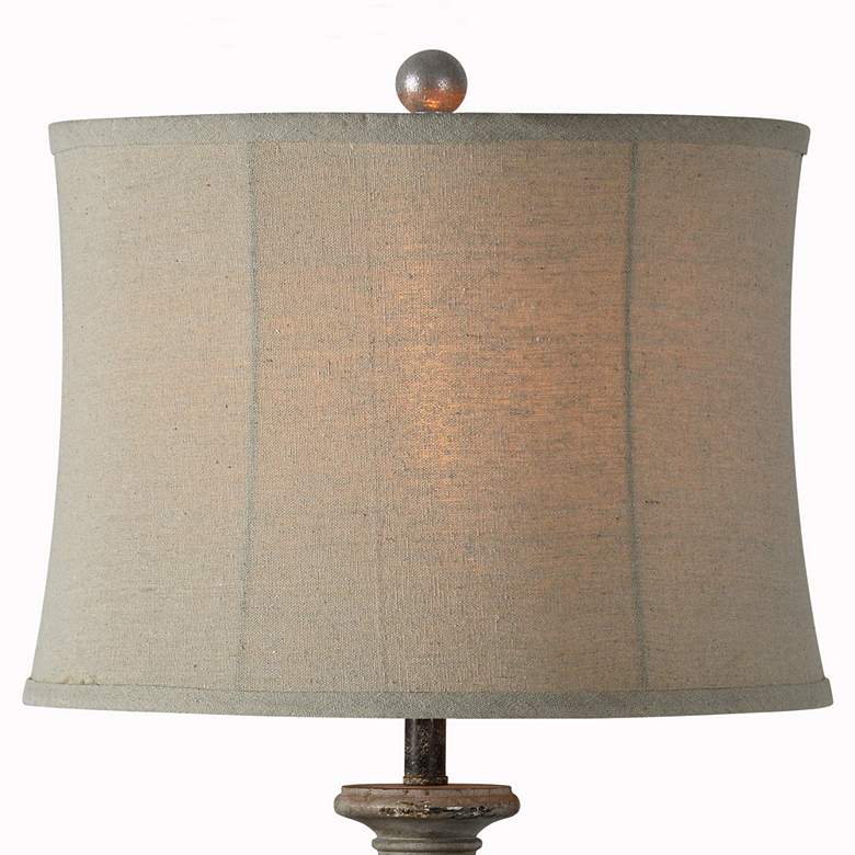Image 2 Forty West Buchanan Gray Wash Table Lamps Set of 2 more views