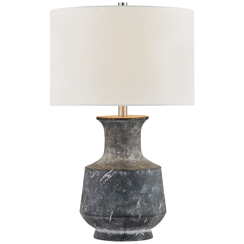 Image 1 Forty West Burke 23.5" Gray/Blue Table Lamp
