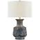 Forty West Burke 23.5" Gray/Blue Table Lamp