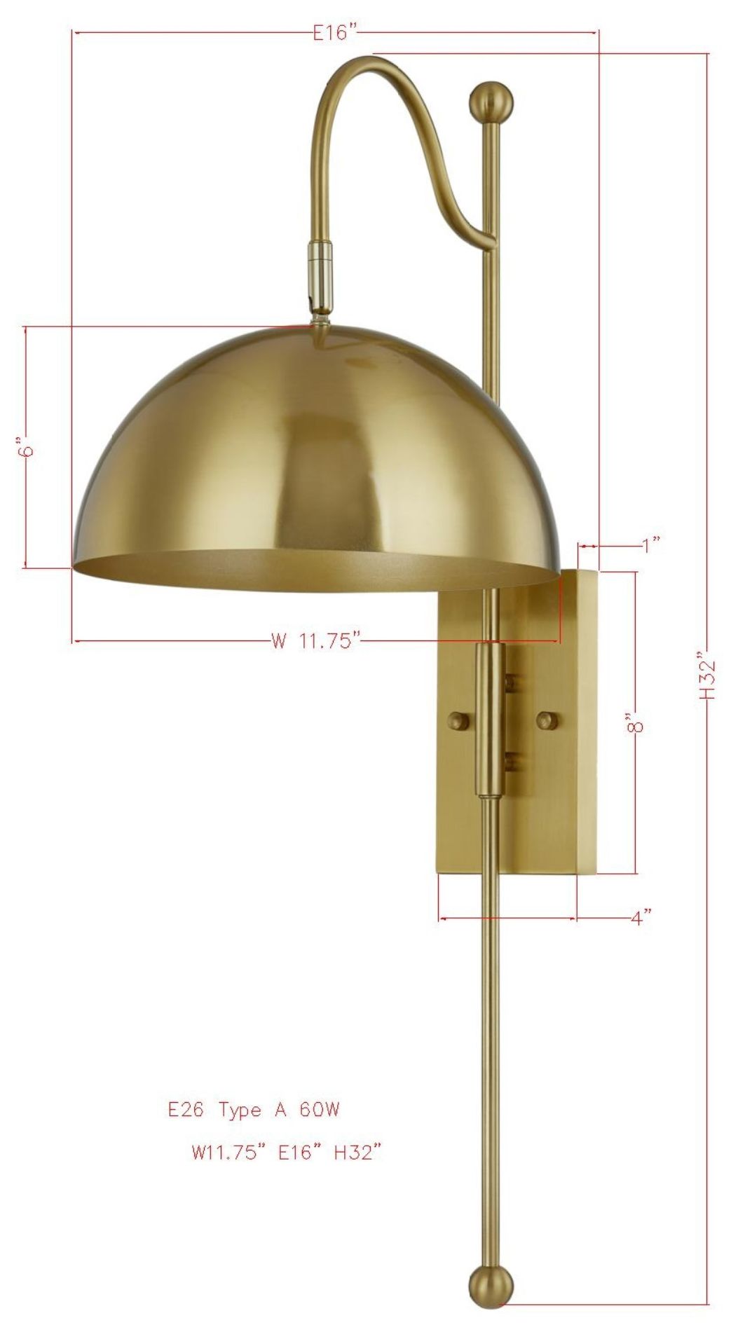 Image 5 Forty West Callahan 11.75x32" Metal Sconce more views