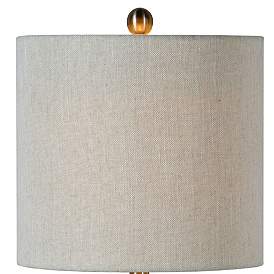 Image2 of Forty West Callie Weathered Light Gray Table Lamps Set of 2 more views