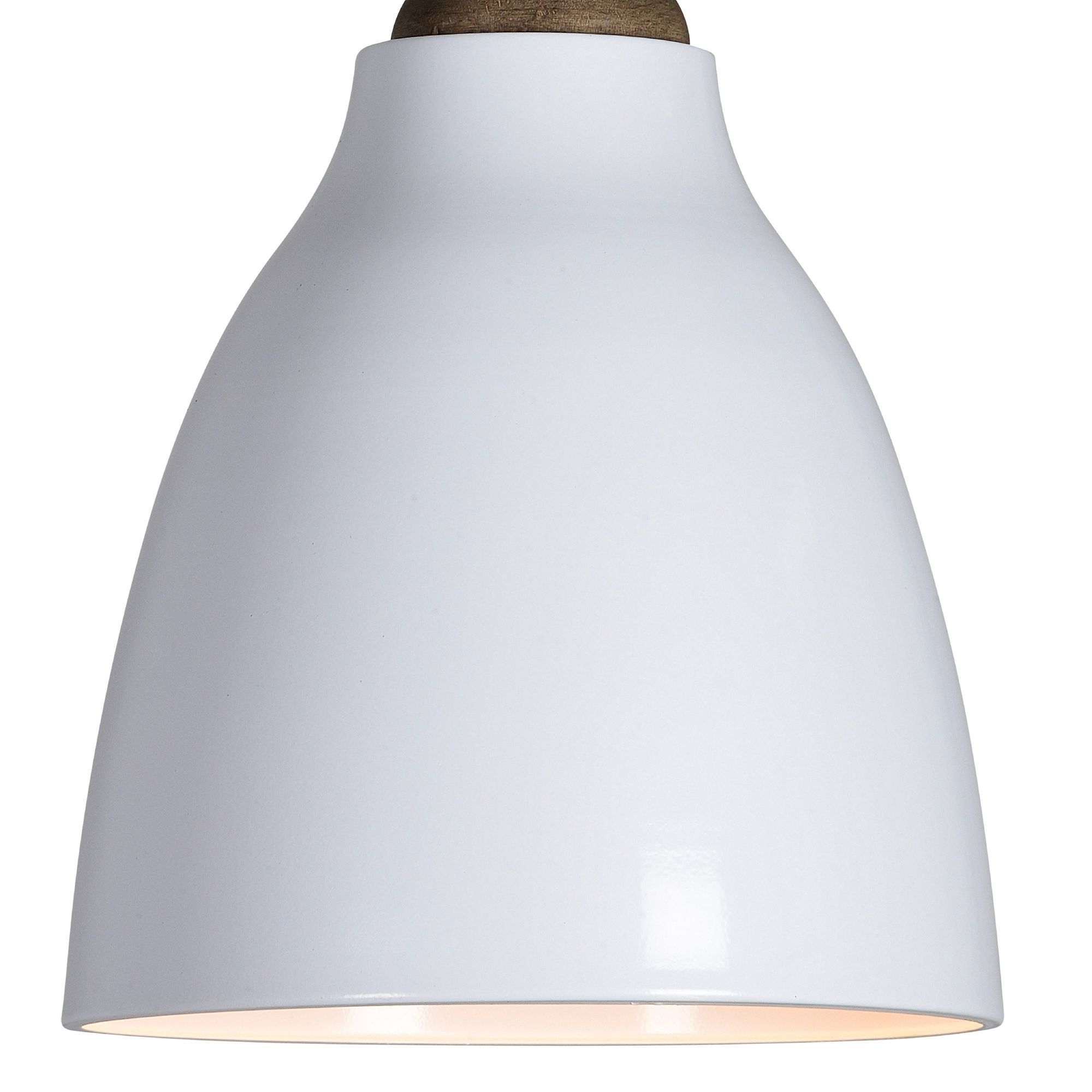 Image 2 Forty West Calvin 10.25x18" Metal and Wood Pendant more views