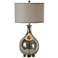Forty West Candace 35" High Modern Gourd Mercury Glass Table Lamp