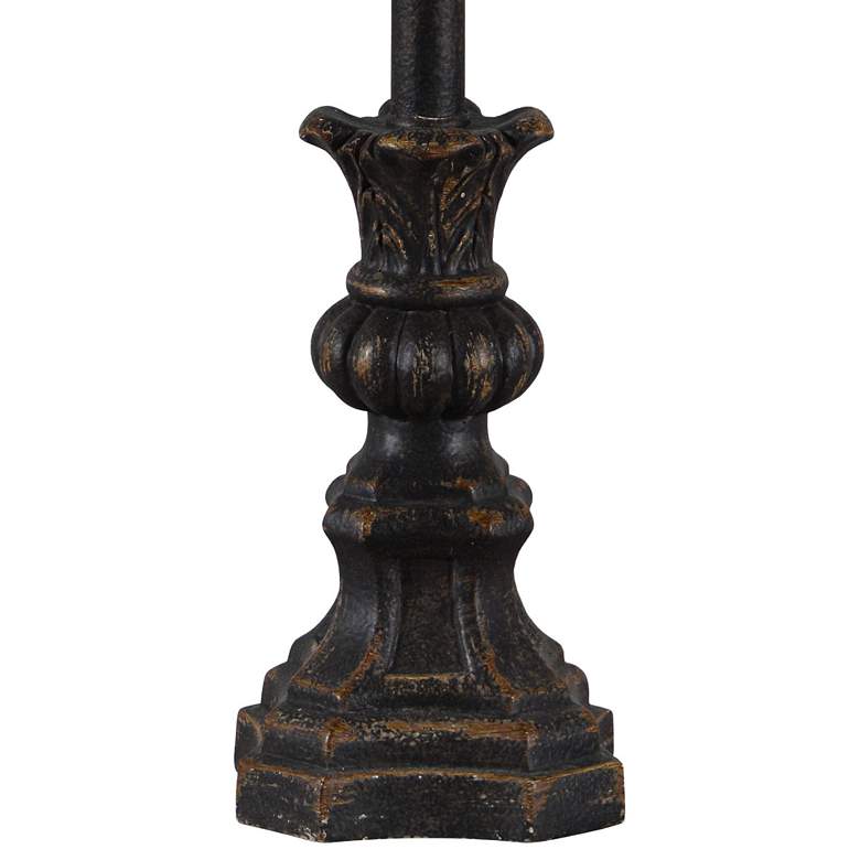 Image 3 Forty West Carlton 32" High Antique Black Buffet Table Lamps Set of 2 more views