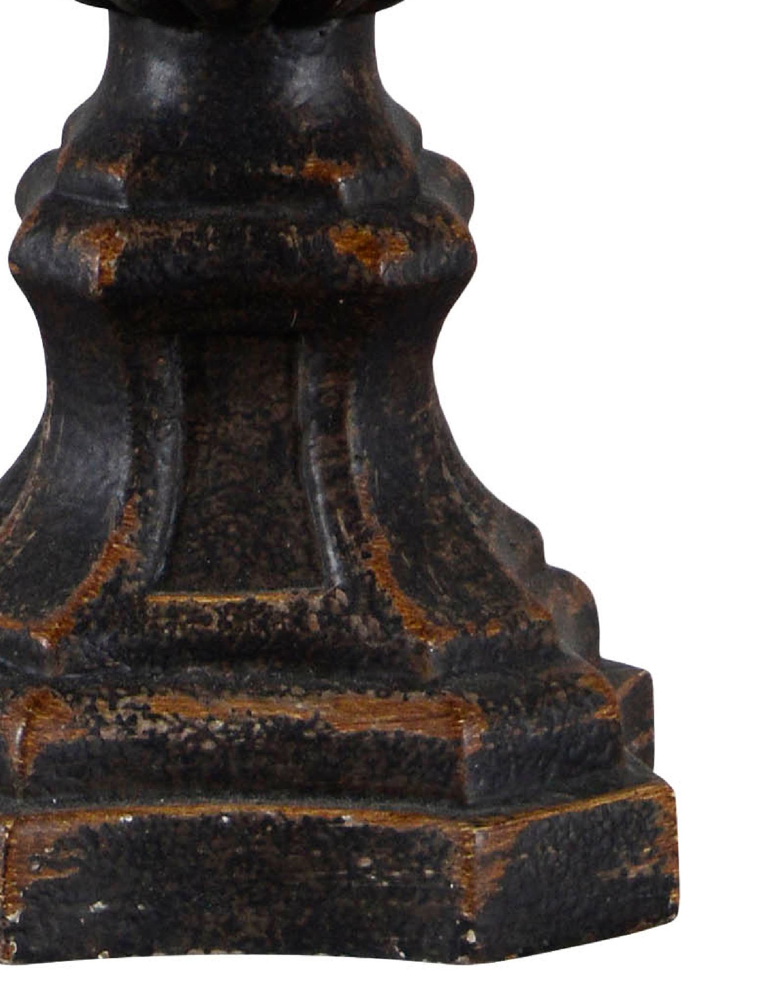 Image 4 Forty West Carlton 32" High Antique Black Buffet Table Lamps Set of 2 more views