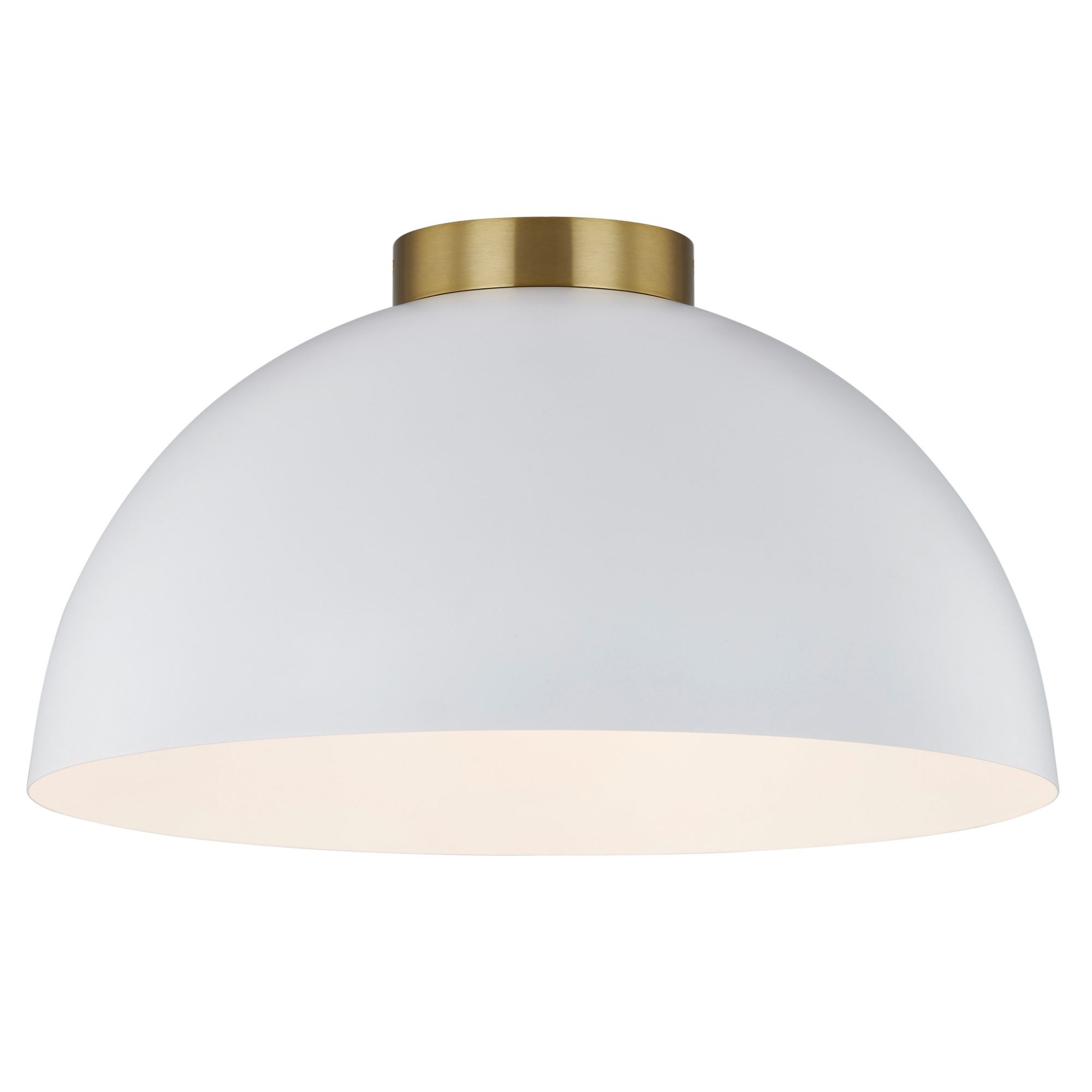 Image 2 Forty West Chanel 19.75x10.75" Metal Flush Mount more views