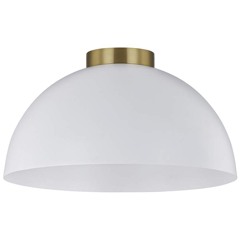 Image 1 Forty West Chanel 19.75x10.75" Metal Flush Mount