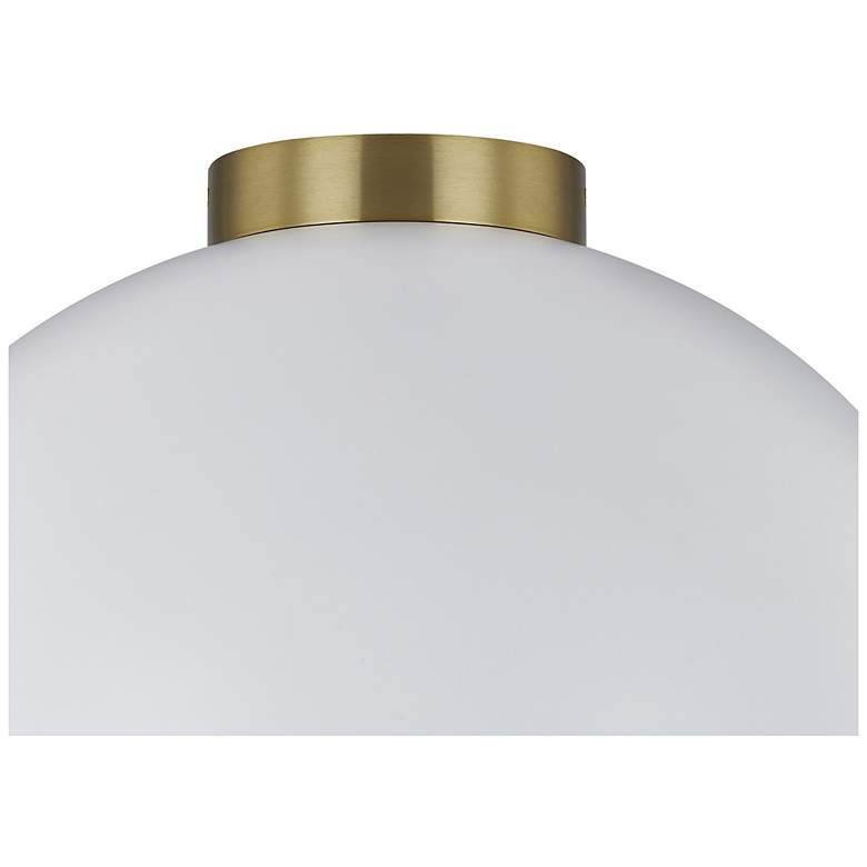 Image 5 Forty West Chanel 19.75x10.75" Metal Flush Mount more views