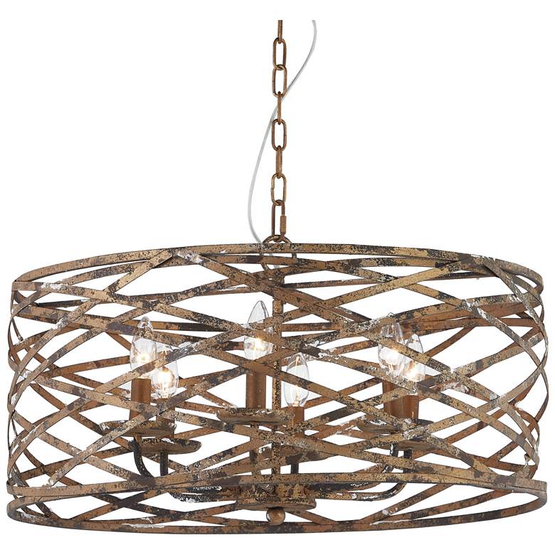 Image 1 Forty West Channing 24x13.5" Metal Chandelier