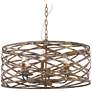 Forty West Channing 24x13.5" Metal Chandelier