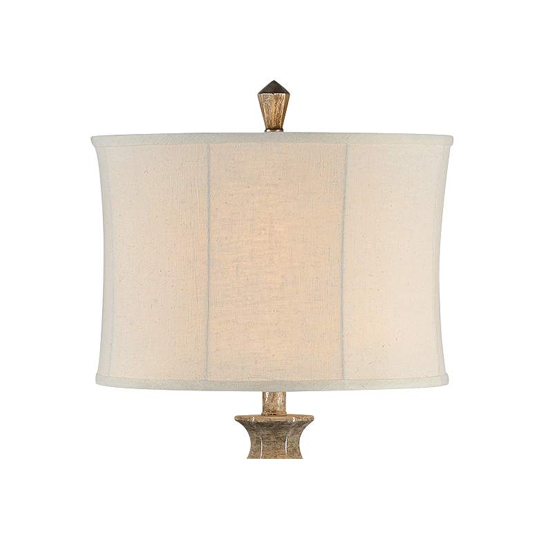 Image 2 Forty West Chase 66" High Silver and Pewter Floor Lamps Set of 2 more views