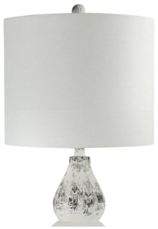 Image 2 Forty West Cheri 28.5" White and Silver Table Lamp Set of 2 more views