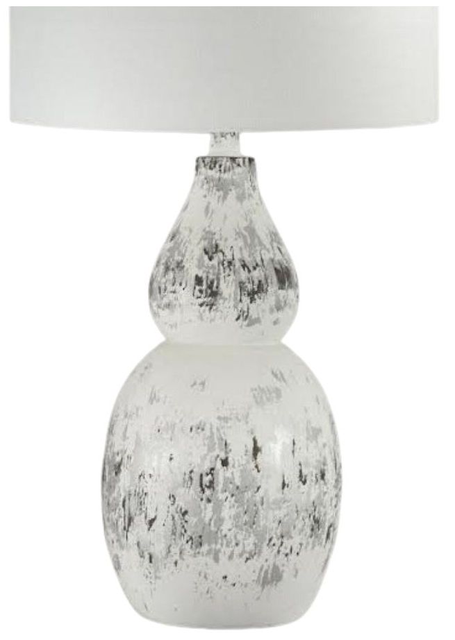 Image 3 Forty West Cheri 28.5" White and Silver Table Lamp Set of 2 more views