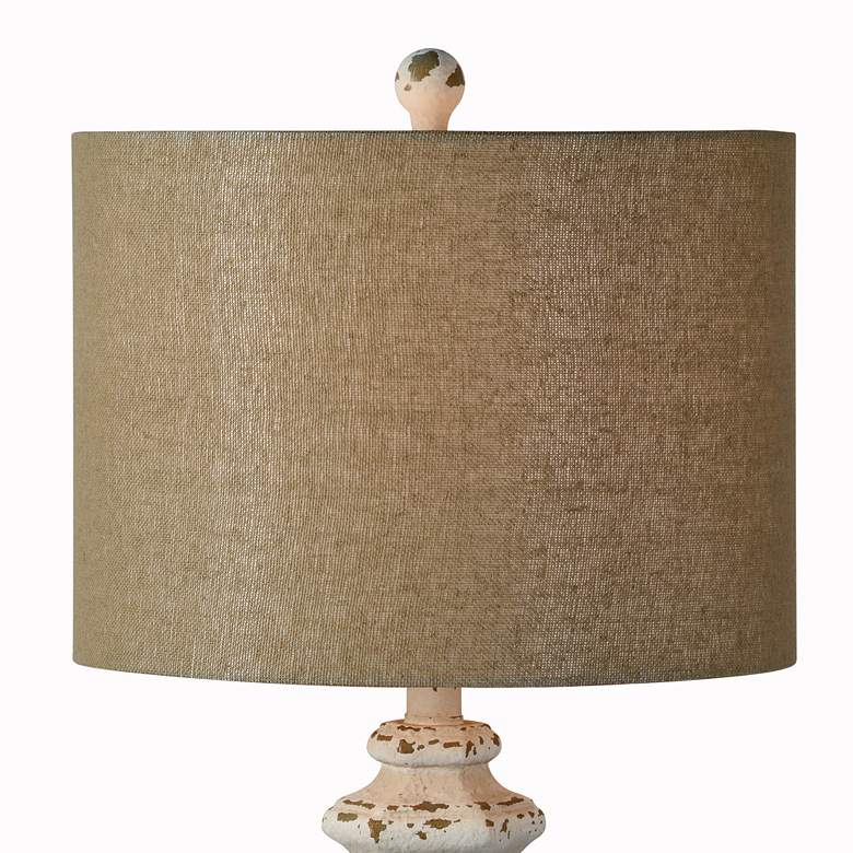 Image 2 Forty West Chip Cottage White Table Lamps Set of 2 more views