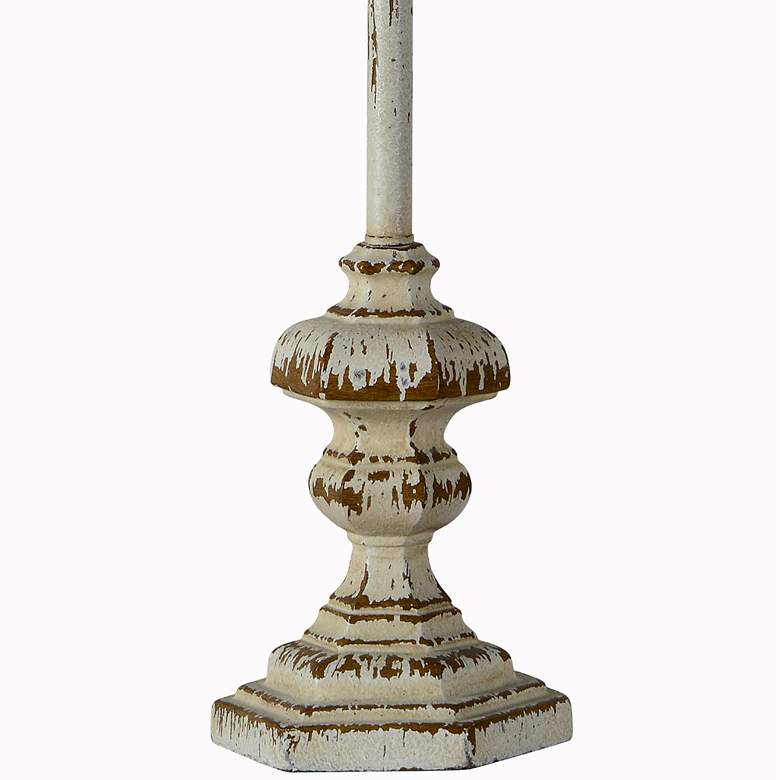Image 3 Forty West Clarke 34" High Antique White Buffet Table Lamps Set of 2 more views
