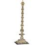 Forty West Clarke 66" Traditional Distressed Cottage White Floor Lamp