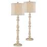 Forty West Clover White Buffet Table Lamps Set of 2
