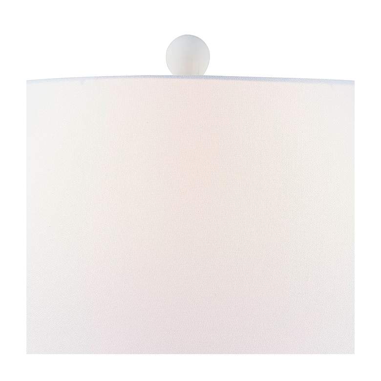 Image 3 Forty West Colbie 28" High White Table Lamps Set of 2 more views