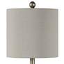 Forty West Coleman 34" High Dusky Silver Buffet Table Lamps Set of 2
