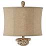 Forty West Cooper Distressed Cream Table Lamps Set of 2