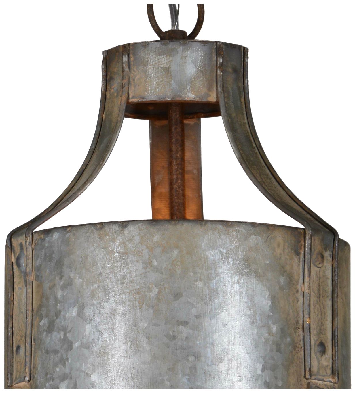 Image 3 Forty West Darcy 8x15" Metal Pendant more views