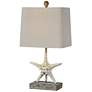 2_Forty West Darla 19 1/2" High Coastal Style White Starfish Table Lamp