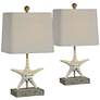 Forty West Darla 19 1/2" High Starfish Accent Table Lamps Set of 2